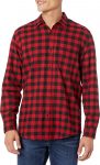 Chollo camisa – Amazon Essentials Camisa de Franela de Manga (Disponible en Tallas Grandes y Largos Especiales) Hombre