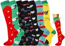 Chollo calcetines compresivos – Losvcbcx 7 Pares de Calcetines de Compresión