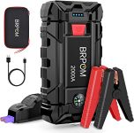 Chollo arrancador coche – BRPOM Arrancador de Coches,2000A 21800mAh Arrancador de Baterias de Coche 12V(para 8.0L de Gasolina o 6.5L de Diésel)