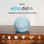 Chollo Echo Dot – Nuevo Echo Dot (5.ª generación, modelo de 2022) con reloj, Altavoz inteligente con Alexa