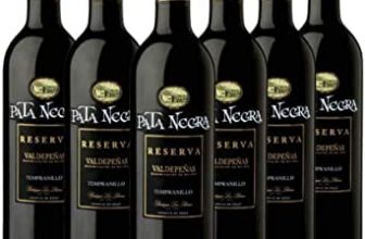 Chollo vino – Pata Negra Reserva Vino Tinto D.O Valdepeñas – Caja de 6 Botellas x 750 ml.