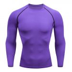 Chollo camiseta – Camiseta de compresión para correr para hombre, deportiva de manga larga para gimnasio