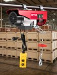Chollo grúa taller – VEVOR Polipasto Eléctrico de Elevación 500 kg Herramienta de Elevación Eléctrica Durable 12 m 2000 W Carretilla Elevadora Eléctrica Palanca de Acero