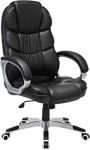 Silla ergonómica de oficina estudio con ruedas SONGMICS OBG24B