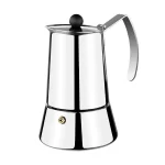 Cafetera Italiana Monix Eterna de Acero Inoxidable 4 tazas