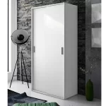 Armario Aura+ 2 puertas correderas blanco 200x100x50 cm