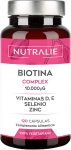 Vitaminas para mantener Cabello Piel y Uñas Sanas Biotina 120 cápsulas