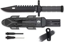 Cuchillo Albainox 32537 Supervivencia y Bushcraft Made in Spain