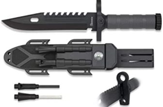 Cuchillo Albainox 32537 Supervivencia y Bushcraft Made in Spain