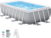 Piscina desmontable rectangular con depuradora prism frame INTEX 55243