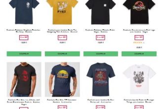 2 Camisetas por 22 euros