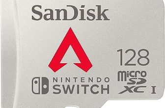 SanDisk 128 GB Tarjeta de memoria microSDXC para Nintendo Switch Apex Legends