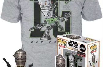 Pop Tees Child In Satc The Mandalorian Special Edition + Camiseta Exclusiva Funko