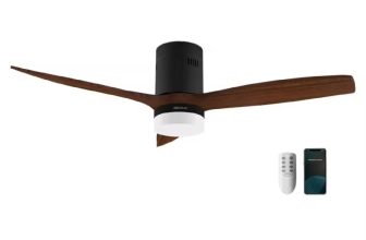 Ventilador de Techo Cecotec EnergySilence Aero 5600 Black Aqua Connected con Luz y Wifi