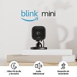Blink Mini Cámara de seguridad compatible con Alexa 2 cámaras