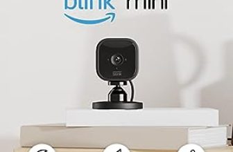 Blink Mini Cámara de seguridad compatible con Alexa 2 cámaras