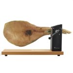 Jamonero BERGNER Masterpro de madera con soporte en acero inoxidable