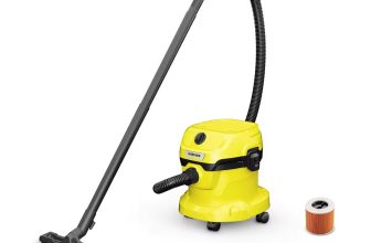 Karcher WD 2 Plus V Aspiradora para Suciedad Sólida y Líquida Incluye Accesorios