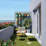 Conjunto de muebles de terraza Vera de acero