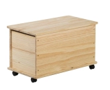 Baúl de madera de 39x73x43.5 cm y capacidad de 69L