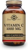 Solgar – Vitamina C 1000 Mg, Cápsulas Vegetales, Multicolor, Naranja, 100 Unidades, 260 Gramos
