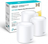 Chollo TP-Link Deco X20 (3-Pack) – Sistema WiFi 6 Mesh, AX1800 Doble hasta 540 m2