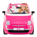 Barbie Muñeca y coche Fiat 500