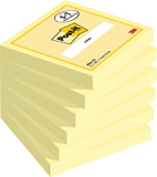 Chollo Post-It Notas Canary Yellow, Paquete de 5 + 1, 100 Hojas por Bloc, 76×76 mm.