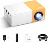 Chollo proyector – Mini Proyector Portátil PVO para Dibujos Animados, Proyector Movil Exterior, Full HD LED