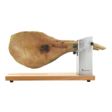 Jamonero BERGNER MASTERPRO de madera con soporte en acero inoxidable