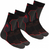 HEAD Unisex Hiking Crew calcetines largos de senderismo 2 pares