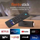 Chollo Fire Stick – Fire TV Stick con mando por voz Alexa (incluye controles del TV), dispositivo de streaming HD