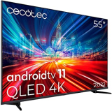 Cecotec Televisor VQU11055+S QLED 55” Modelo 2023