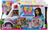 Chollo muñeca Barbie – Barbie Juego de Ambulancia y Clínica – Convertible – 20+ Accesorios – Luces y Sonidos – No incluye Muñeca – +60 cm – Regalo para Niños de 3+ Años