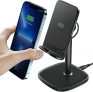 Chollo soporte cargador – INIU Cargador Inalámbrico Rápido,15W Qi-Certified Wireless Charger
