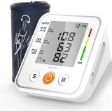 Chollo tensiómetro – NWOUIIAY Tensiómetro de Brazo Eléctrico Digital con Monitoreo de Arritmia Memorias de 2 Usuarios(2 * 99) Gran Pantalla LCD Brazalete 22-42cm