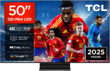 TCL 50Q7C 50″ QD-Mini LED, 4K HDR Premium 2600, Smart TV with Google TV 