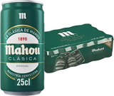 Cerveza Mahou Clasica Pack de 24 Latas 25cl.