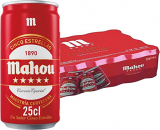 Chollo cerveza Mahou – Mahou 5 Estrellas – Cerveza Dorada Lager, Pack de 24 Latas x 25 cl – 5,5 % Volumen de Alcohol