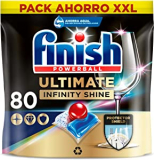 Pastillas para el lavavajillas Finish Powerball Ultimate Infinity Shine Pack de 80