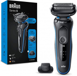 Chollo afeitadora – Braun Series 5 Afeitadora Eléctrica Hombre, Máquina de afeitar Barba con Recortadora de Precisión EasyClick, EasyClean, Uso En Seco Y En Mojado, Recargable, Inalámbrica, 51-B1200s