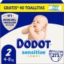 Dodot Pañales Bebé Sensitive Talla 2