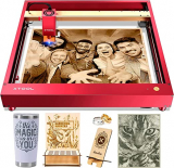 Chollo grabadora láser – xTool D1 Pro Grabadora Laser Rojo – 60W CNC Grabadora y Cortadora Láser, 10W de Potencia de Salida