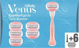 Maquinilla de Afeitar/Depilación Gillette Venus ComfortGlide Spa Breeze 6 Cuchillas de Recambio