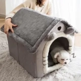 Cama suave para gatos