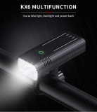 Chollo luz bicicleta – NEWBOLER Luz bicicleta 3600 lúmenes juego de luces de bicicleta MTB a prueba de lluvia recargable por USB con 2 soportes 5200 mAh ciclismo linterna accesorios para bicicleta