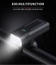 Chollo luz bicicleta – NEWBOLER Luz bicicleta 3600 lúmenes juego de luces de bicicleta MTB a prueba de lluvia recargable por USB con 2 soportes 5200 mAh ciclismo linterna accesorios para bicicleta