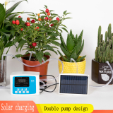 Dispositivo solar de riego por goteo para jardín