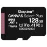Tarjeta de memoria Kingston 128GB Tarjeta Micro SD 100 MB/S Velocidad de lectura Clase 10