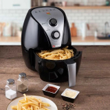 Chollo freidora aire – Freidora de aire Alpina 3,2L 1500W temporizador inox/negro